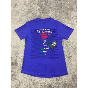 Cornerstore Bodega Shirt Womans Medium Graphic Anti Social Rose Distressed NWT